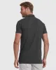 Charcoal Heather Gray Short Sleeve Tall Polo sold by True Classic