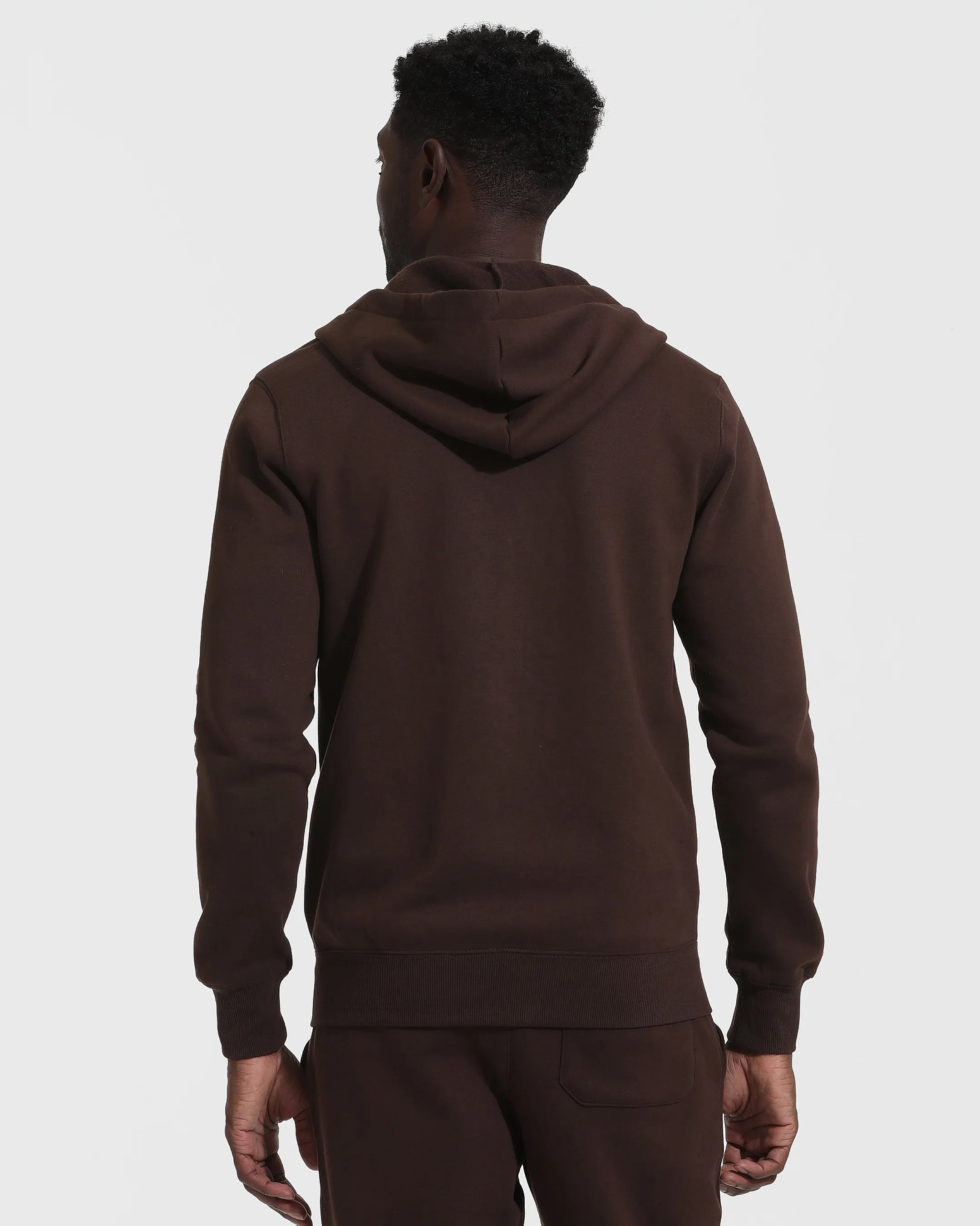 Dark Oak Fleece Zip Hoodie and Jogger Set sold by True Classic product image thumbnail 3