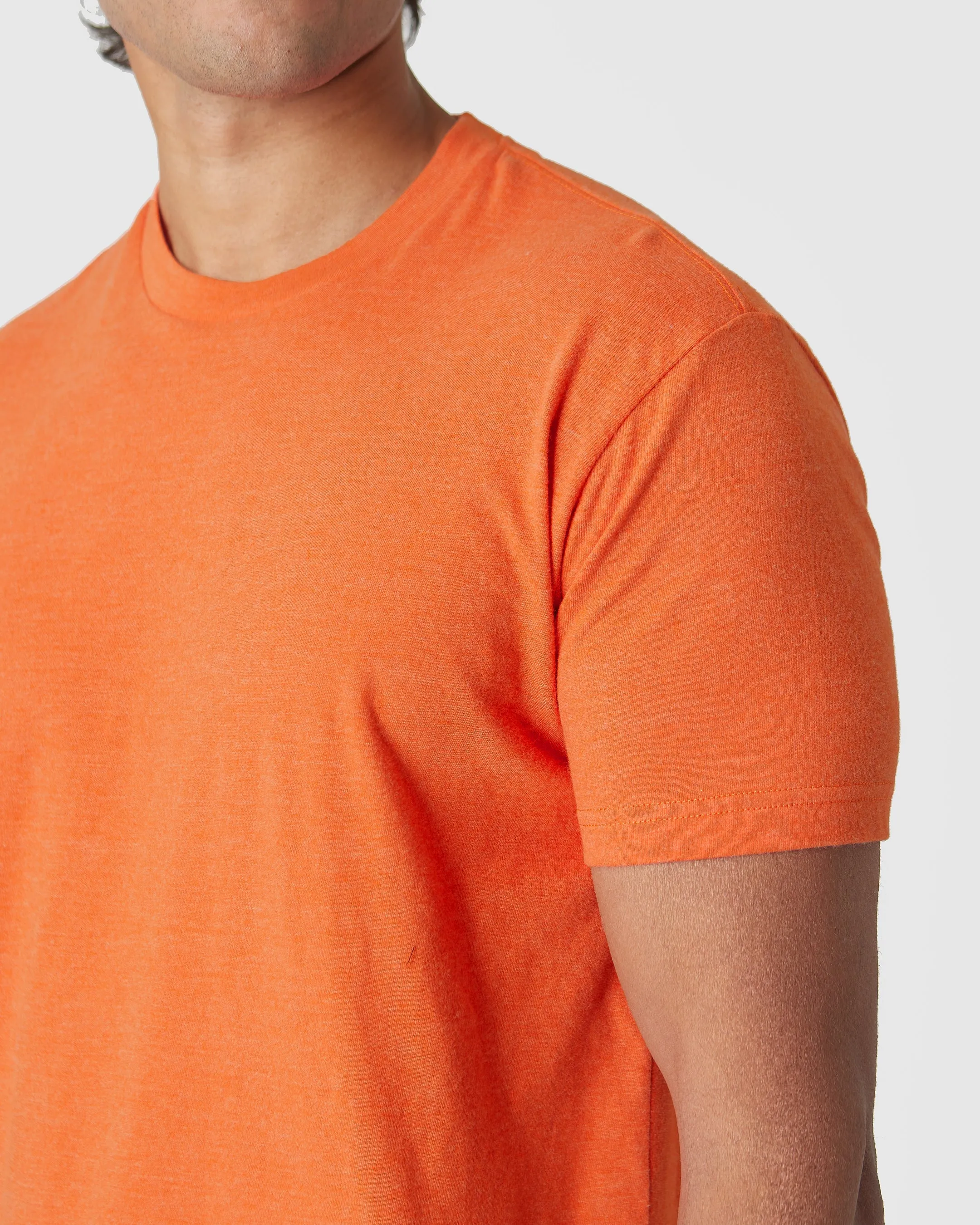 Burnt Orange Heather Classic Crew Neck sold by True Classic product image thumbnail 5