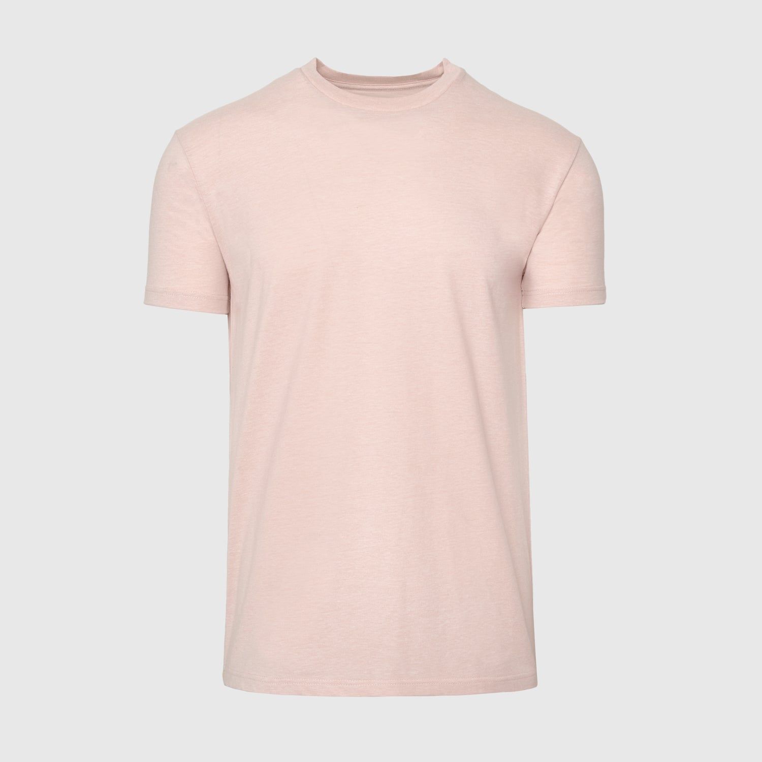 Heather Dusty Pink Crew Neck T-Shirt sold by True Classic product image thumbnail 2