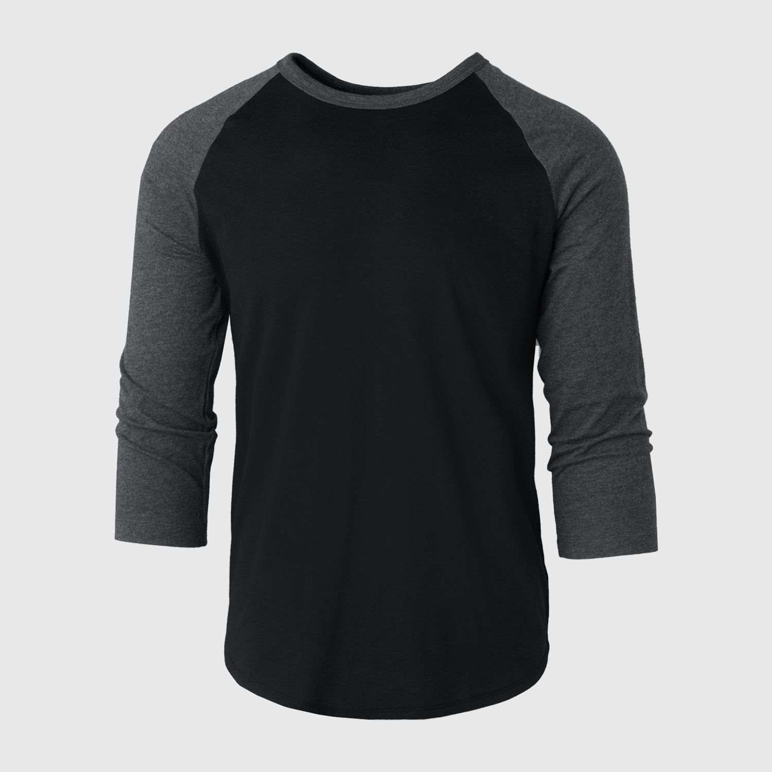 Black/Charcoal Heather Baseball Raglan sold by True Classic product image thumbnail 2