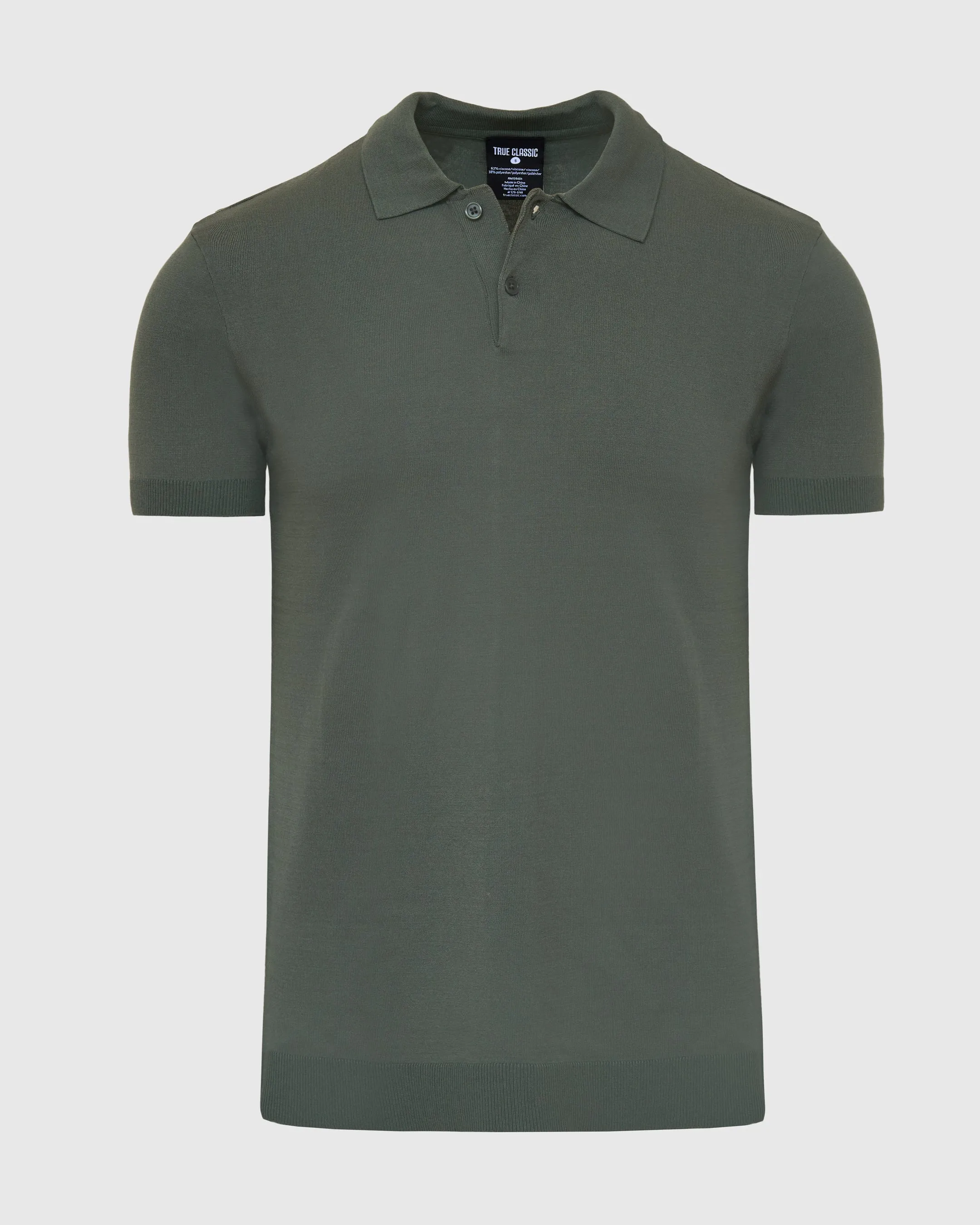 Moss Short Sleeve Sweater Polo sold by True Classic product image thumbnail 2