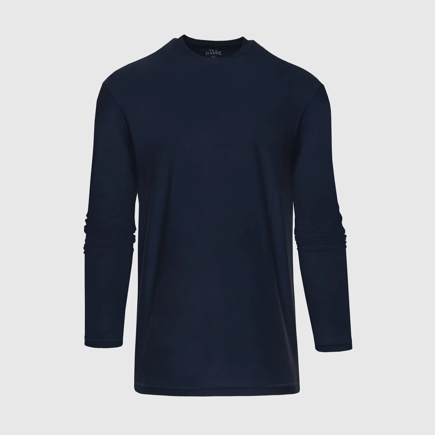 Navy Active Long Sleeve Crew T-Shirt sold by True Classic product image thumbnail 2