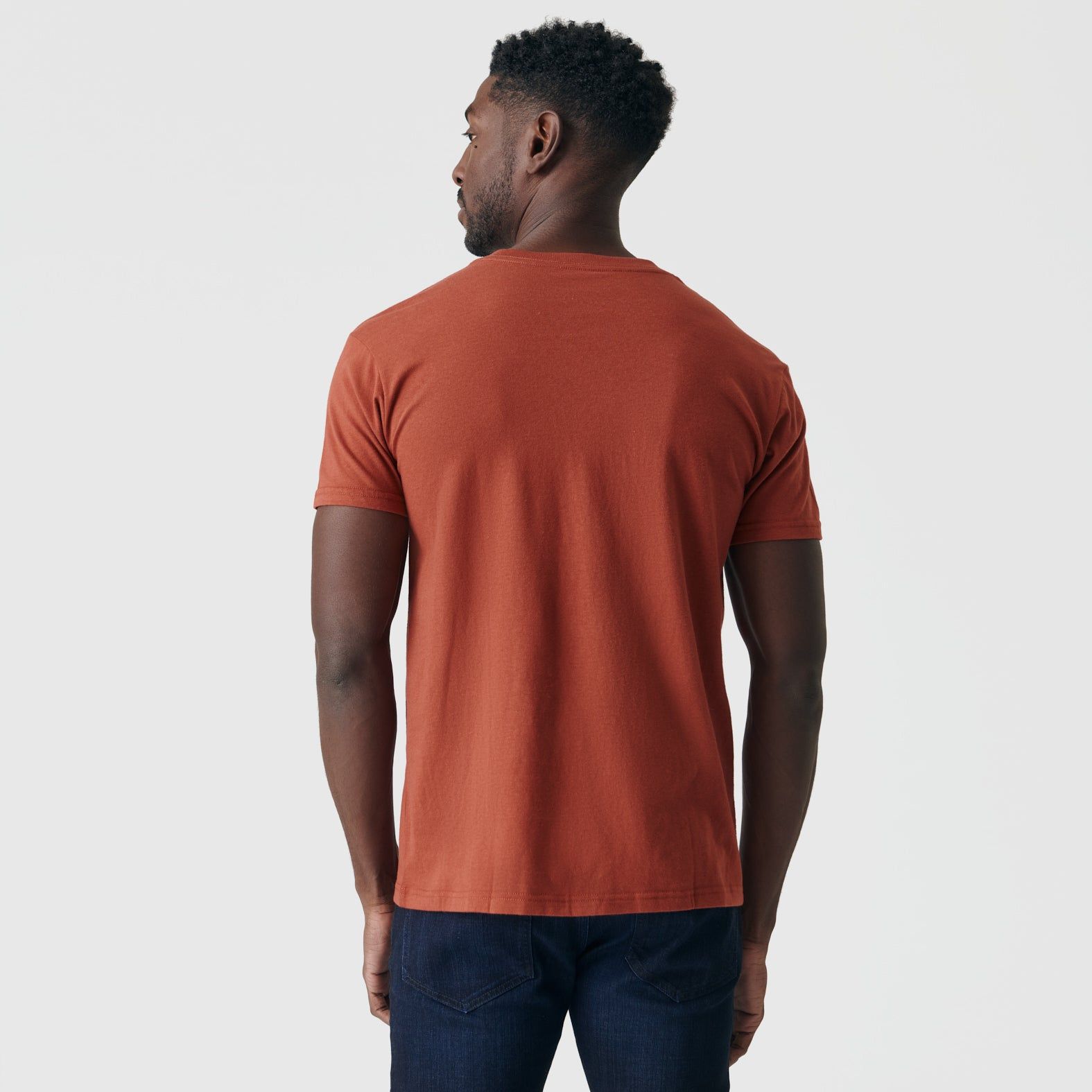 Rust V-Neck Tee sold by True Classic product image thumbnail 3