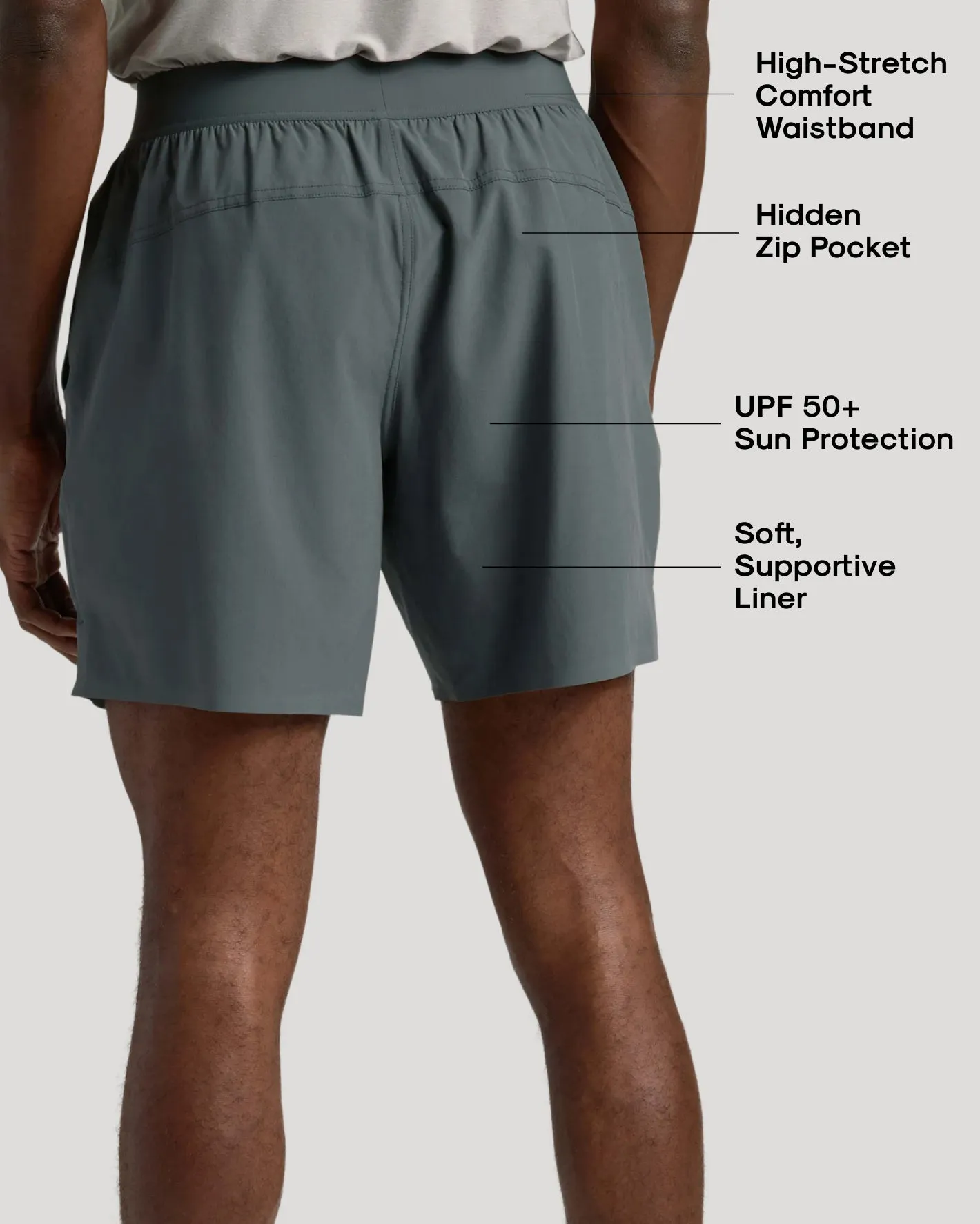 Carbon 7" 2-in-1 Training Shorts sold by True Classic product image thumbnail 3