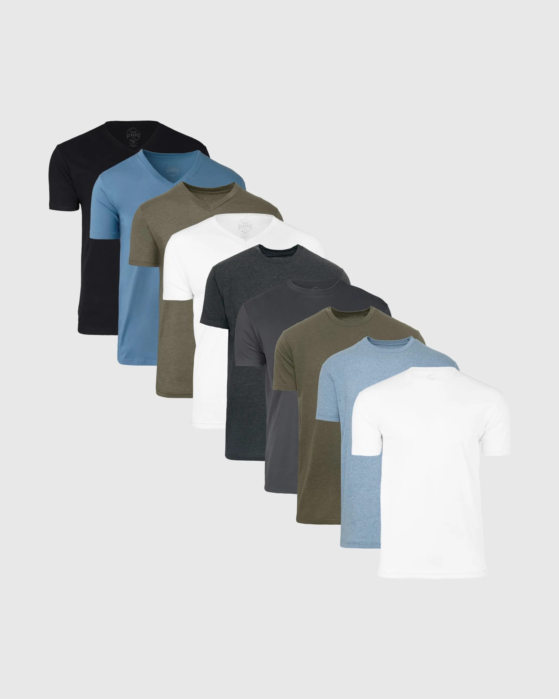Key Essentials T-Shirt Variety 9-Pack sold by True Classic