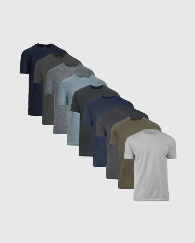 Heather Active and Classic Crew Neck 9-Pack sold by True Classic