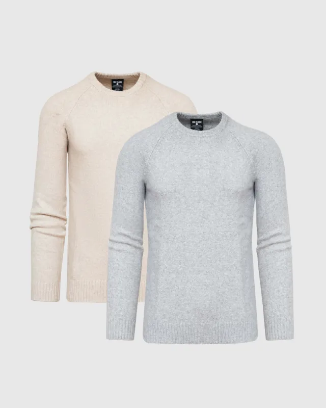 Winter Warm Crew Neck Sweater 2-Pack sold by True Classic