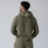 Military Green Fleece Zip Hoodie and Jogger Set sold by True Classic
