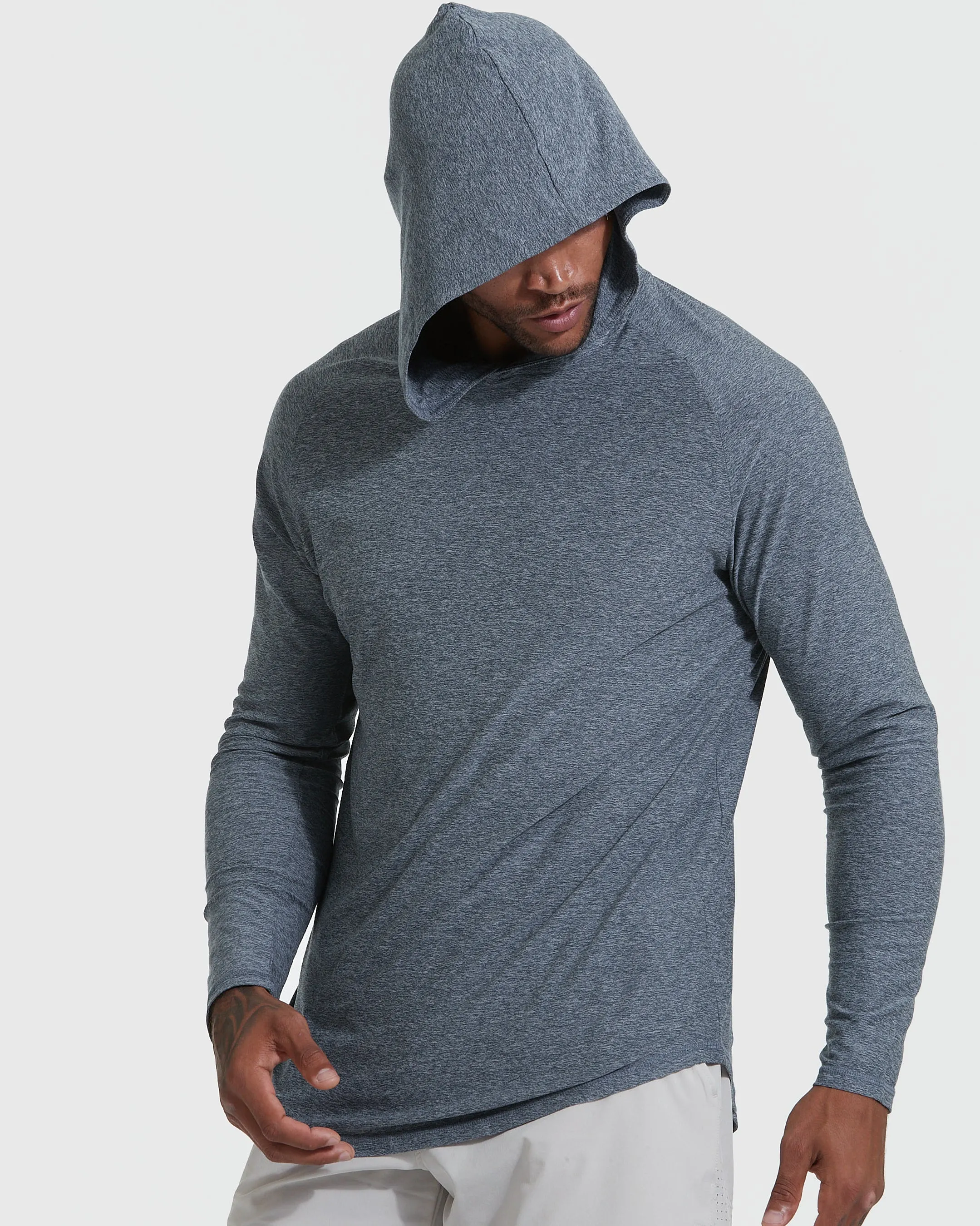 Heather Active Long Sleeve Hoodie 2-Pack sold by True Classic product image thumbnail 3