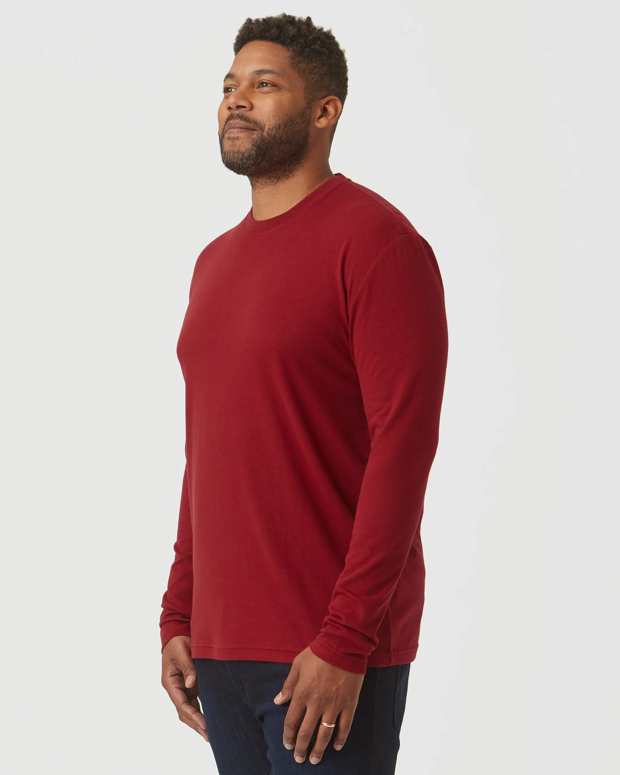 Winter Colors Long Sleeve Crew Neck T-Shirt 3-Pack sold by True Classic product image thumbnail 4
