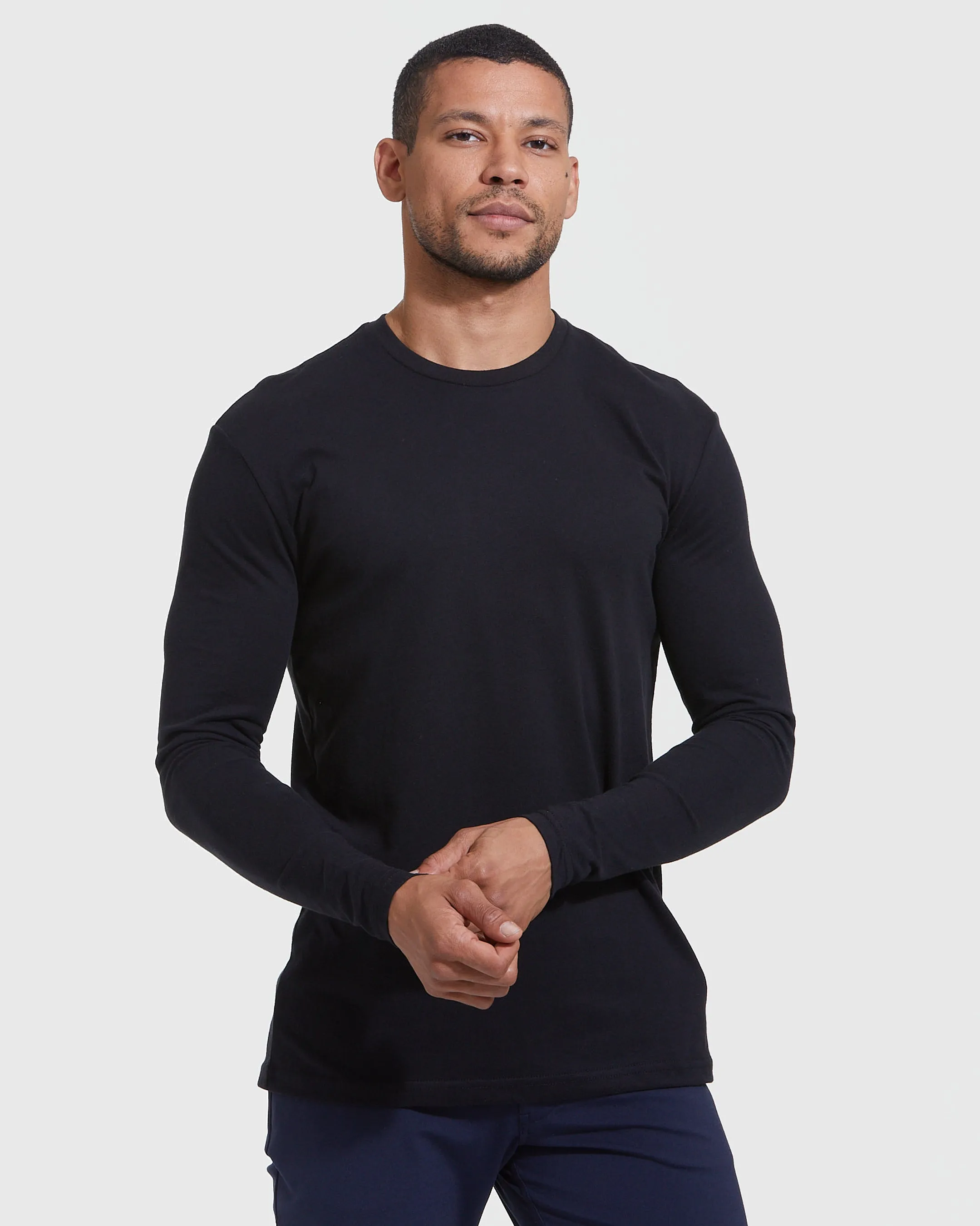 Core Long Sleeve Crew Neck T-Shirt 3-Pack sold by True Classic product image thumbnail 2