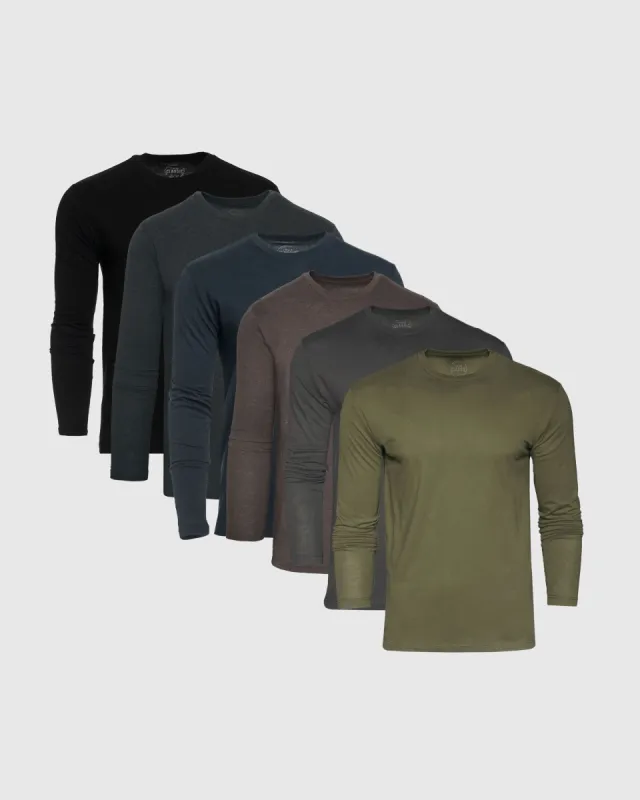 Fundamental Long Sleeve Crew 6-Pack sold by True Classic
