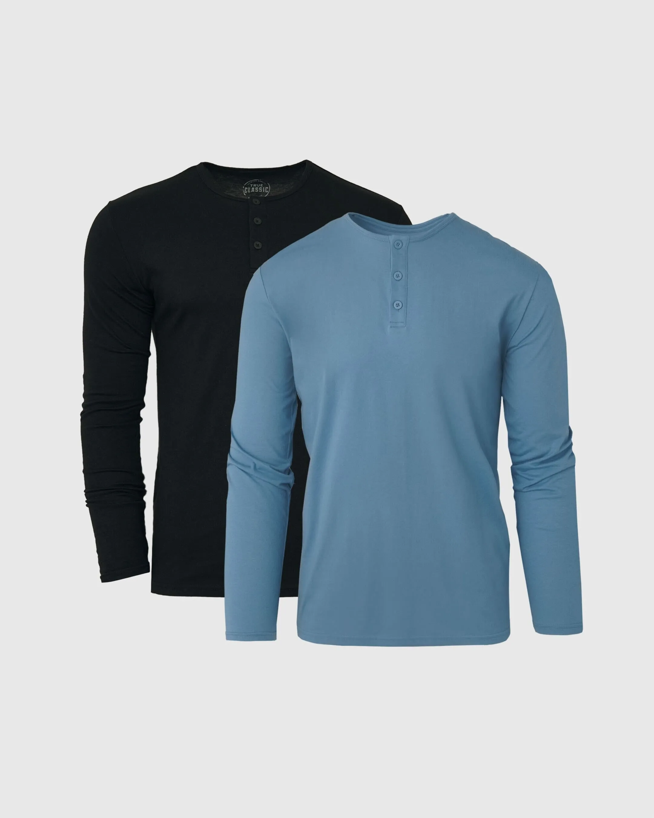 Black and Blue Henley 2-Pack sold by True Classic