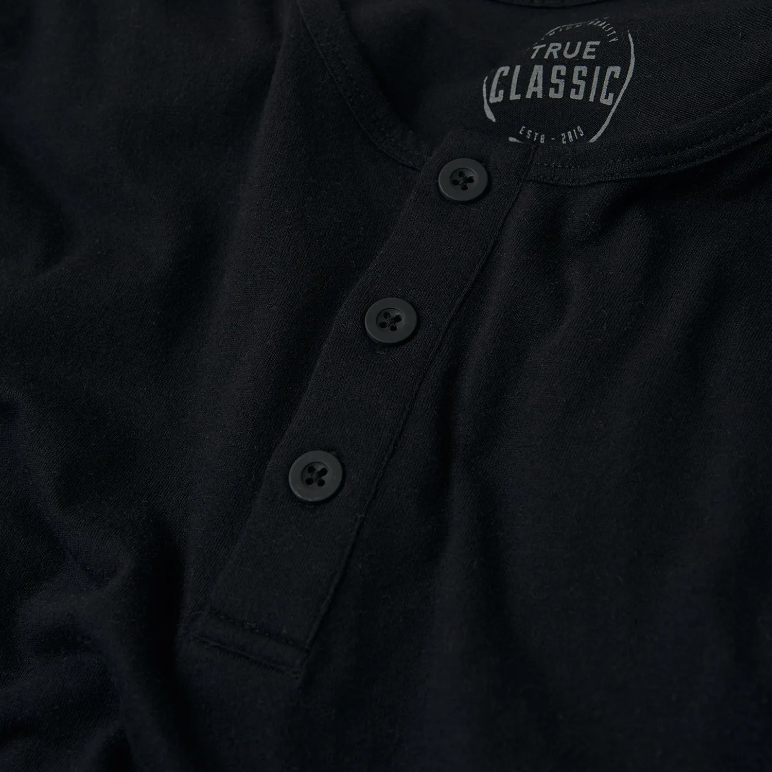 Black and Blue Henley 2-Pack sold by True Classic product image thumbnail 5