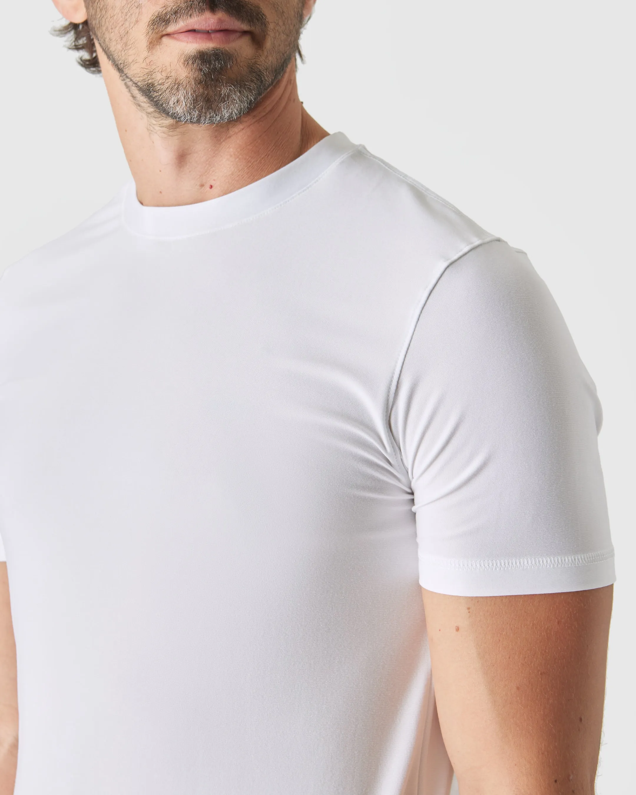 White Tall Active Crew Neck 2.0 sold by True Classic product image thumbnail 5