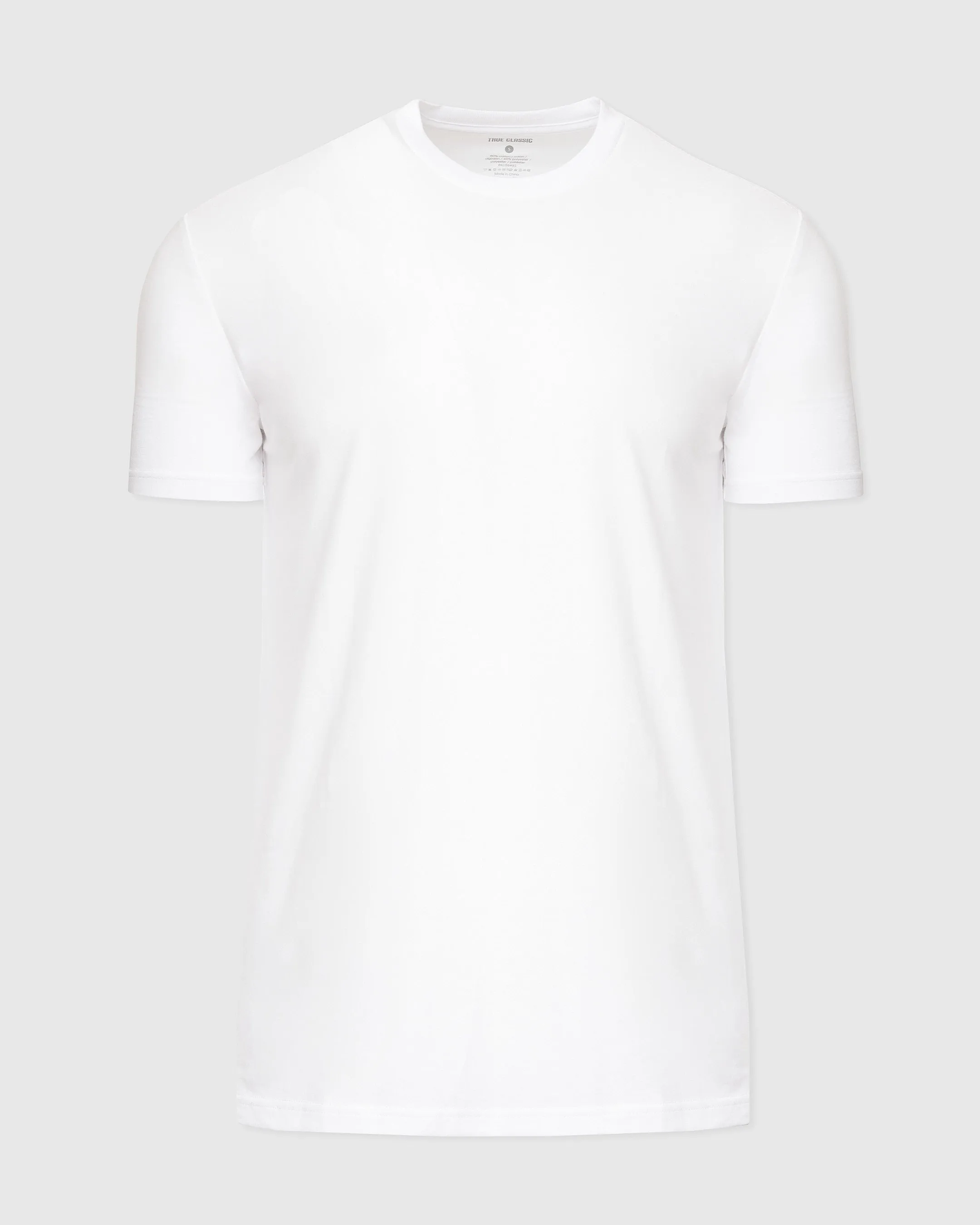 White Tall Active Crew Neck 2.0 sold by True Classic product image thumbnail 2