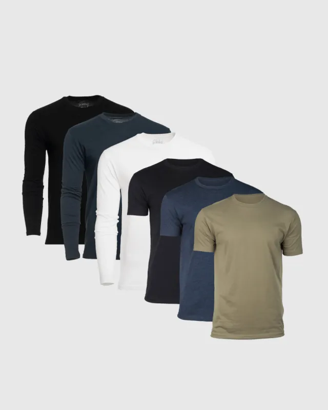 Holiday Core Sleeve Variety 6-Pack sold by True Classic