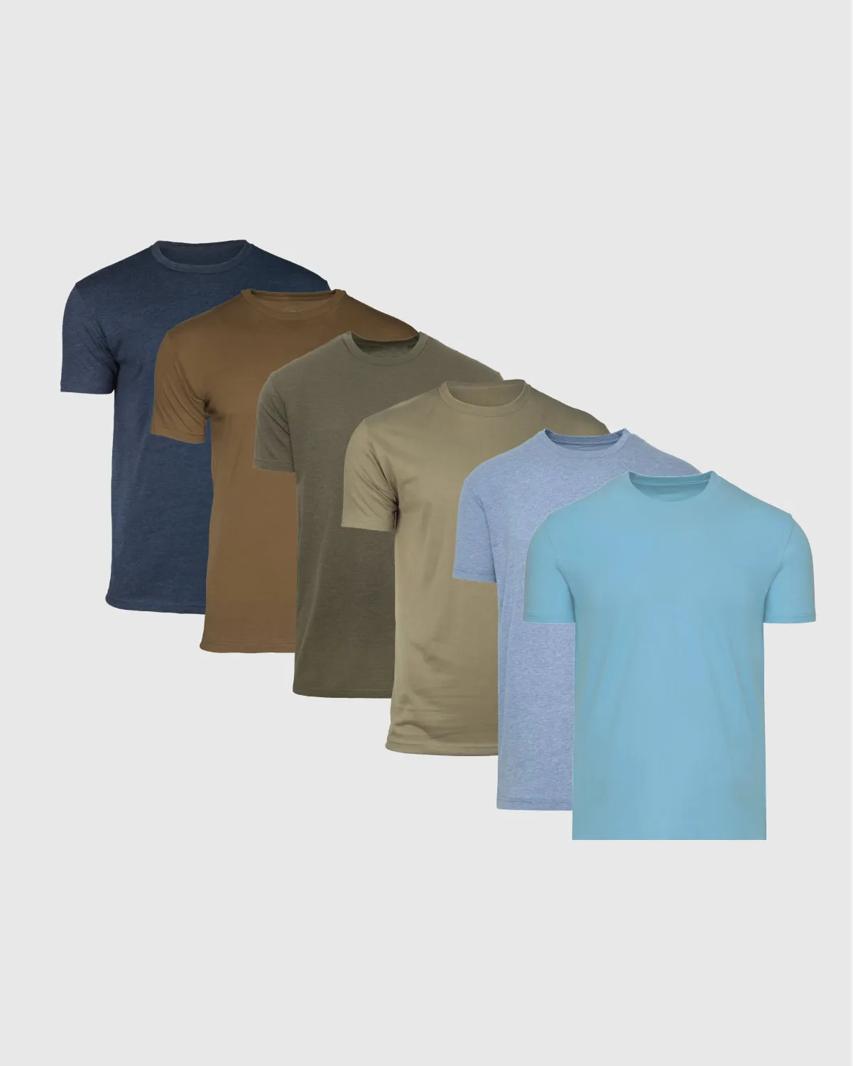 Heather Core Crew Neck 6-Pack sold by True Classic