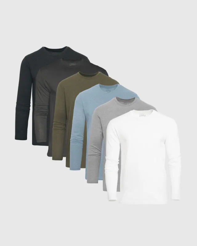 Heather Long Sleeve 6-Pack sold by True Classic