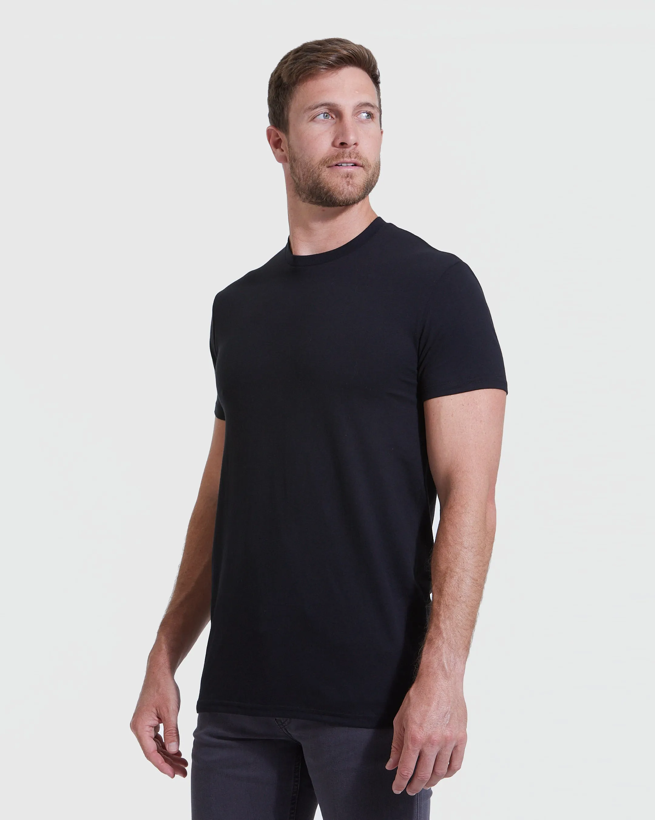Color Tall Straight Hem Crew Neck T-Shirt 3-Pack sold by True Classic product image thumbnail 3