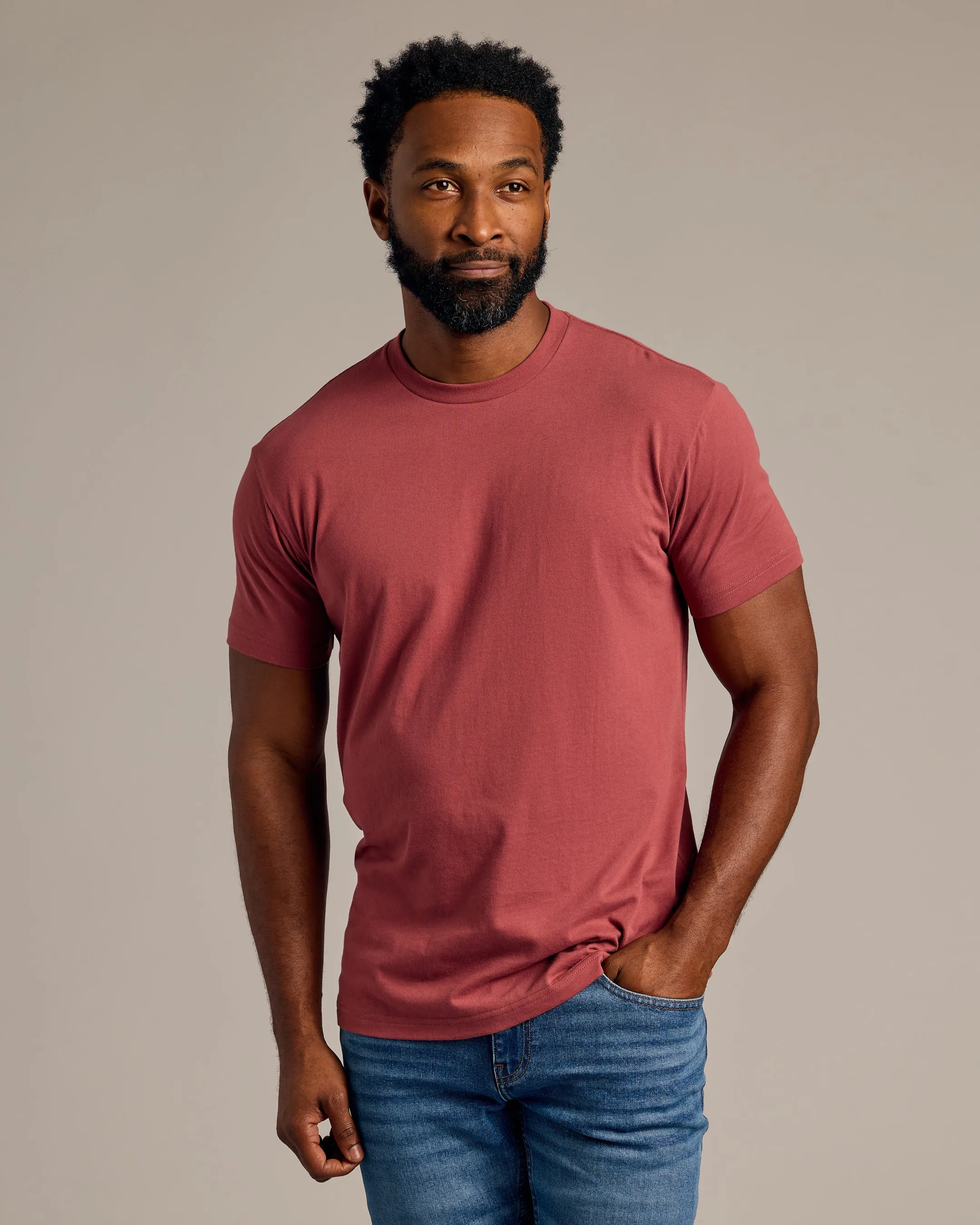 Rustic Apple Short Sleeve Crew Neck sold by True Classic
