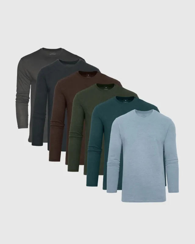 Cozy Long Sleeve Classic Crew 6-Pack sold by True Classic