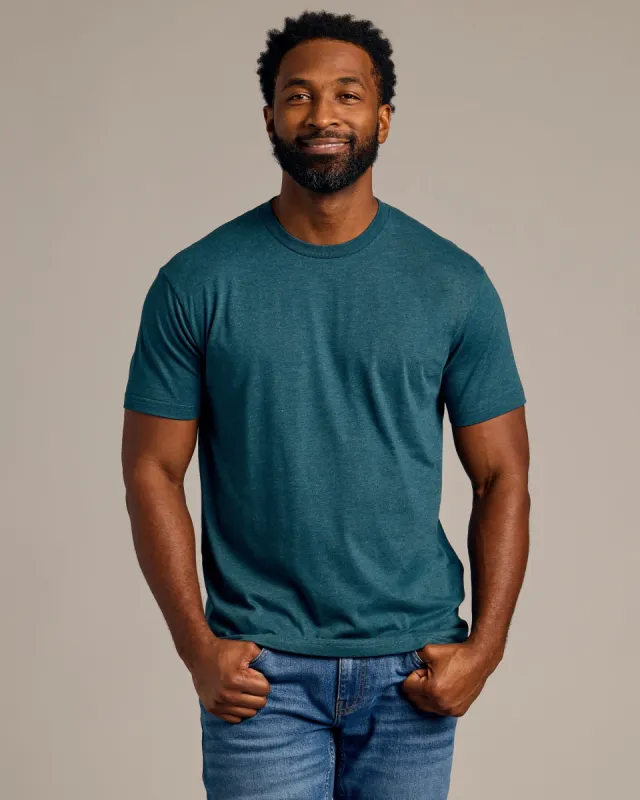 Dark Heather Pond Classic Crew Neck sold by True Classic