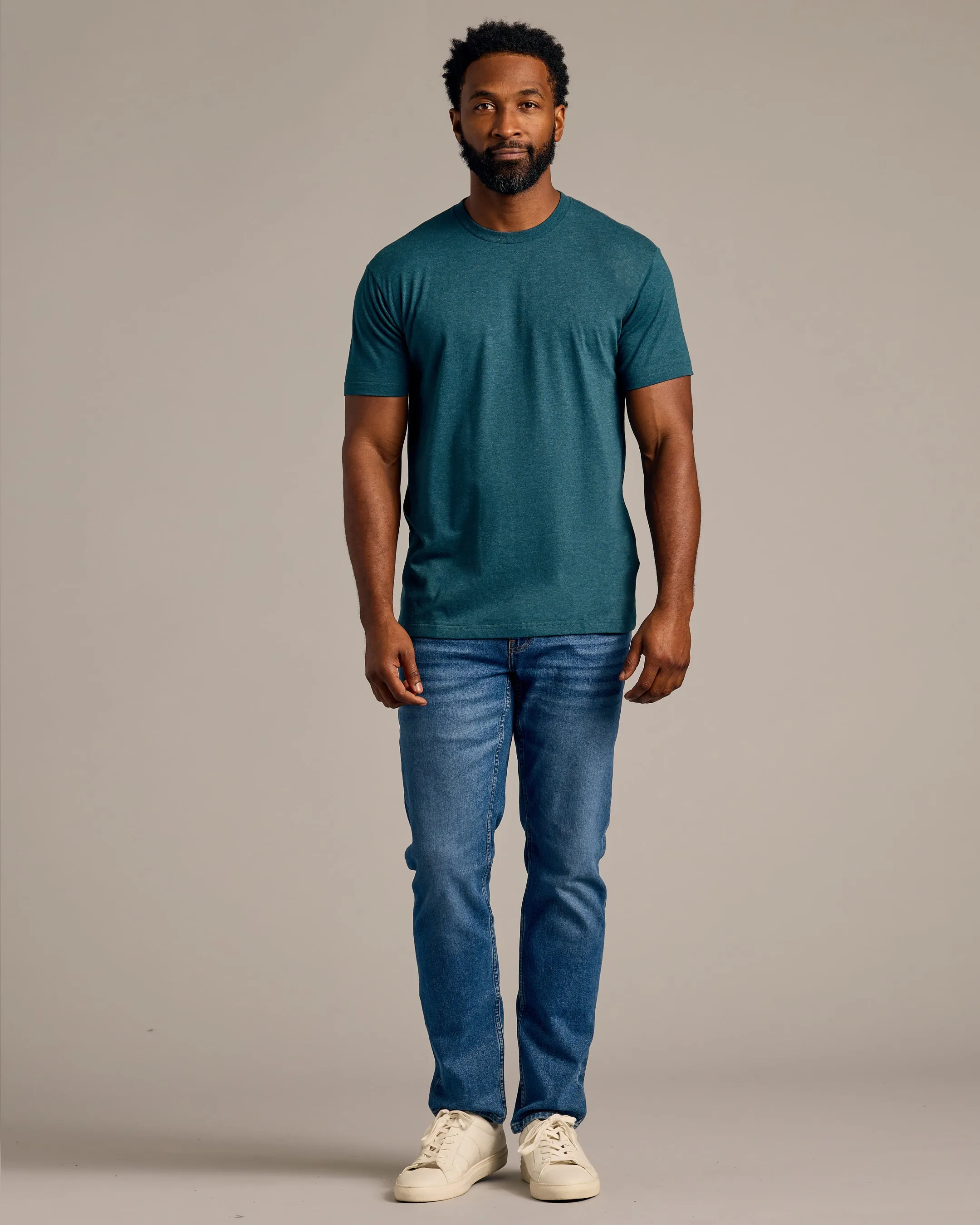 Dark Heather Pond Classic Crew Neck sold by True Classic product image thumbnail 5