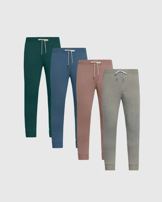 Chromatic Fleece Joggers 4-Pack sold by True Classic