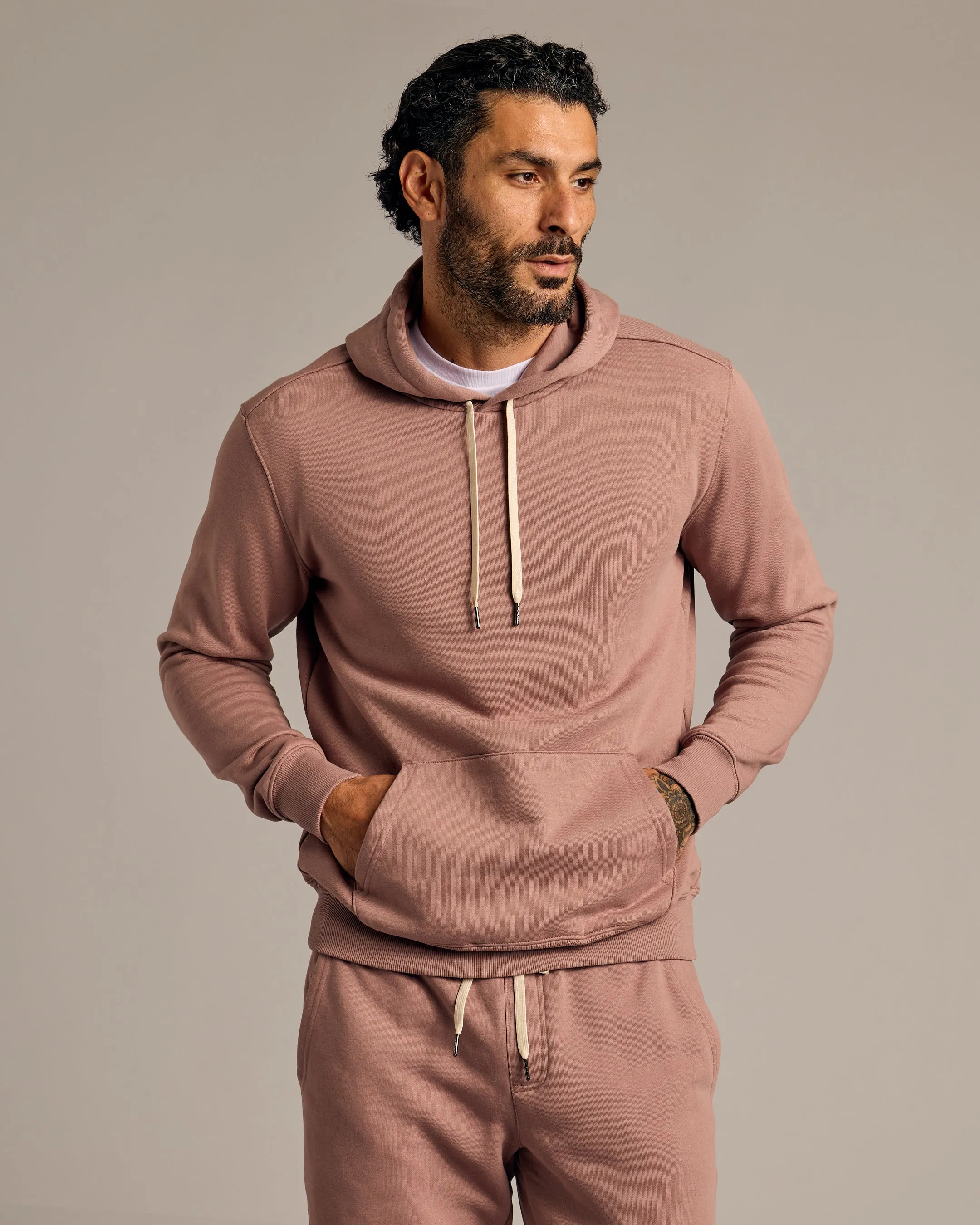 Slate Mauve Pullover Fleece Hoodie & Jogger 2-Pack sold by True Classic product image thumbnail 2