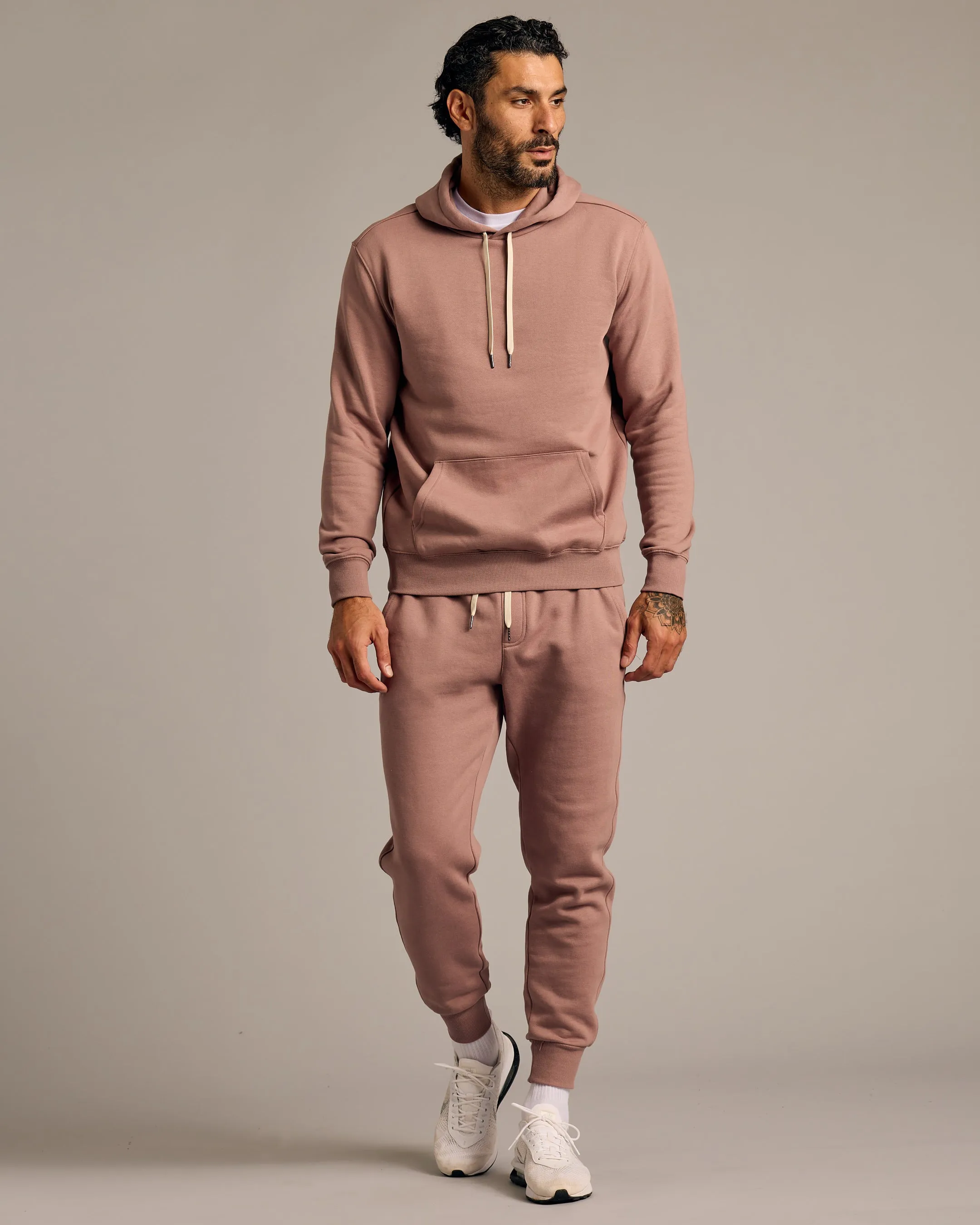 Slate Mauve Pullover Fleece Hoodie & Jogger 2-Pack sold by True Classic product image thumbnail 4