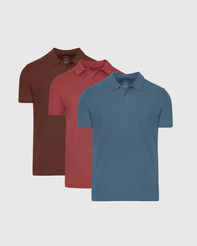 Rustic Colors Polo 3-Pack sold by True Classic