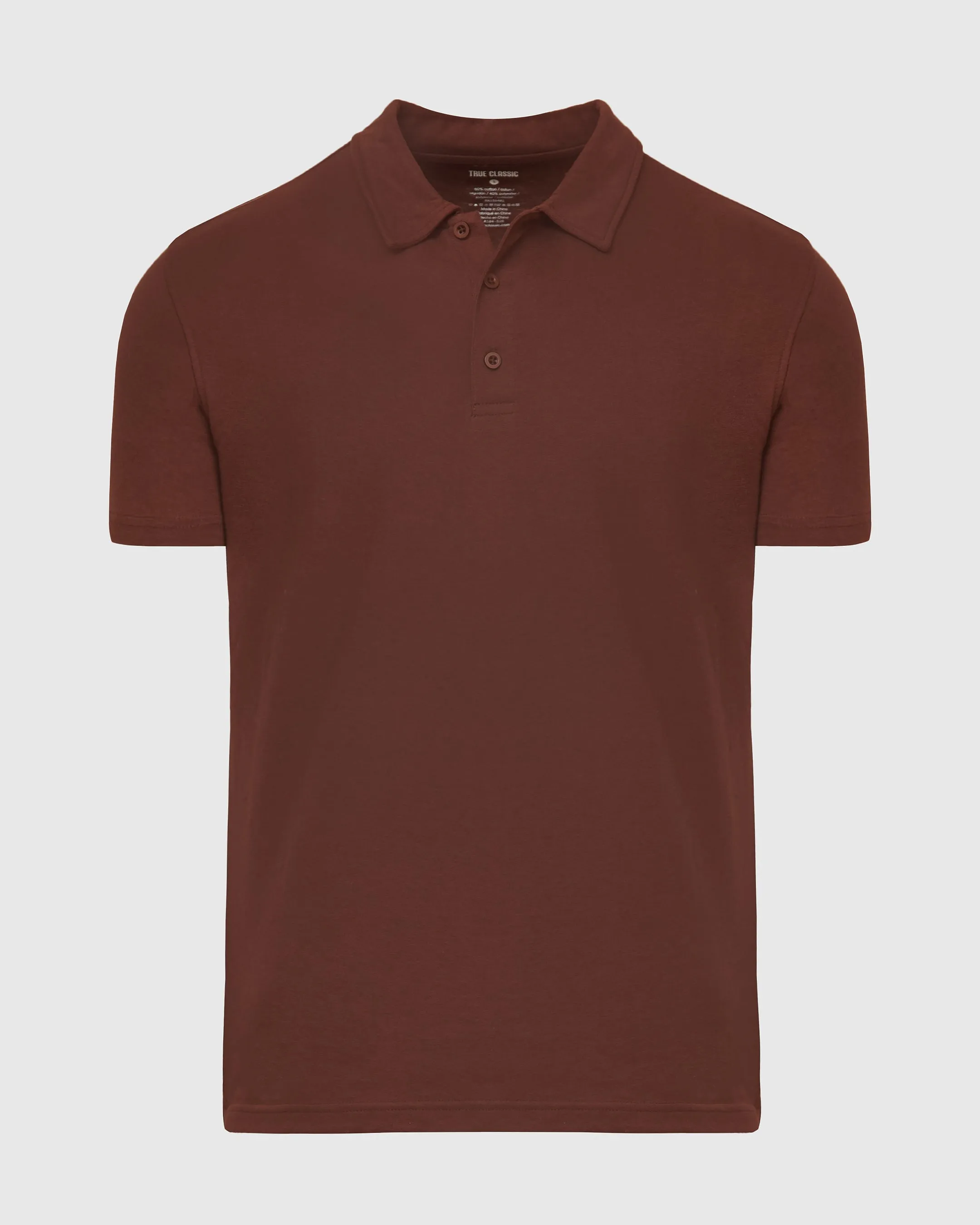 Dark Chocolate Classic Polo sold by True Classic product image thumbnail 2