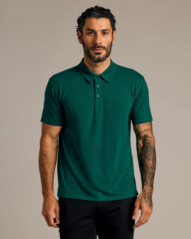 Viridian Short Sleeve Polo sold by True Classic
