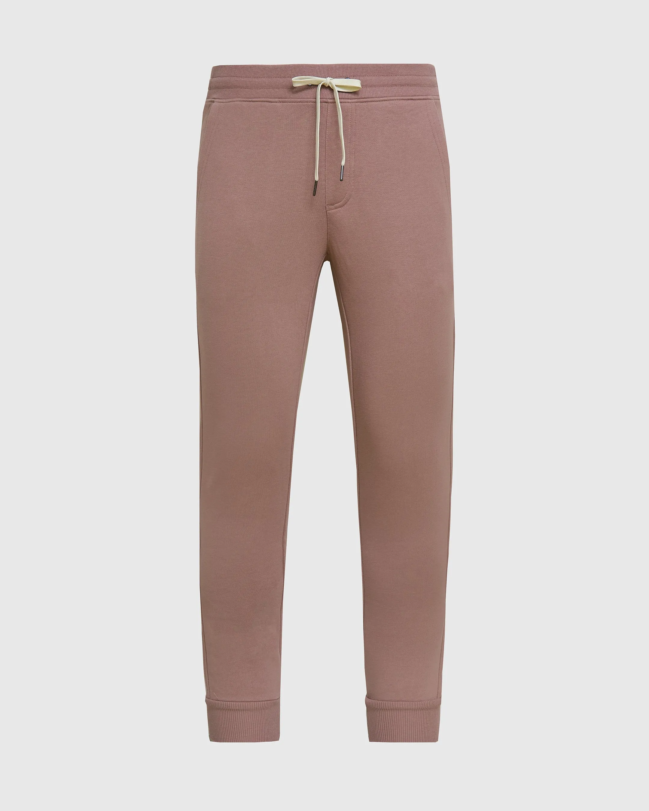 Slate Mauve Fleece French Terry Joggers sold by True Classic product image thumbnail 2