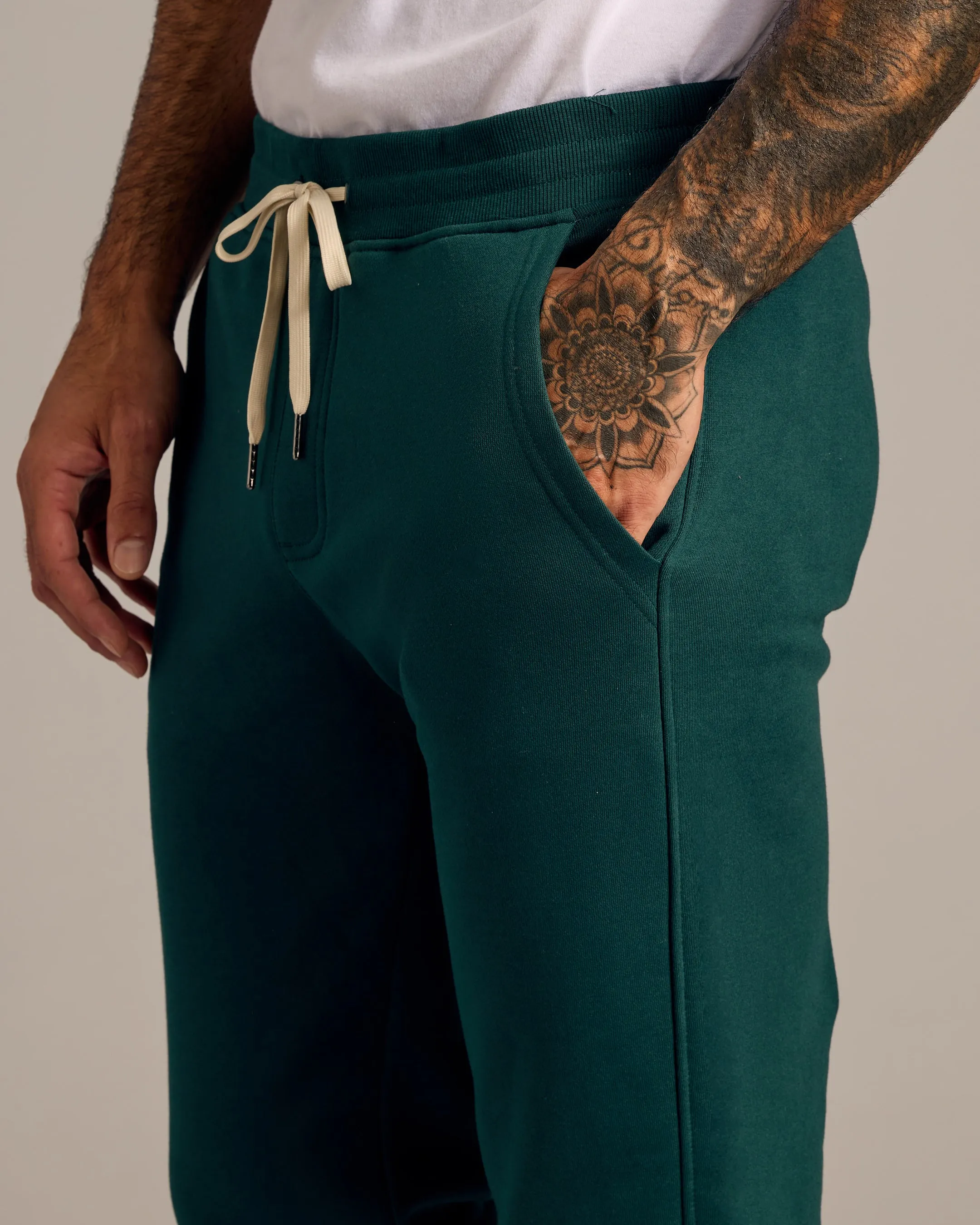 Emerald Fleece French Terry Joggers sold by True Classic product image thumbnail 5