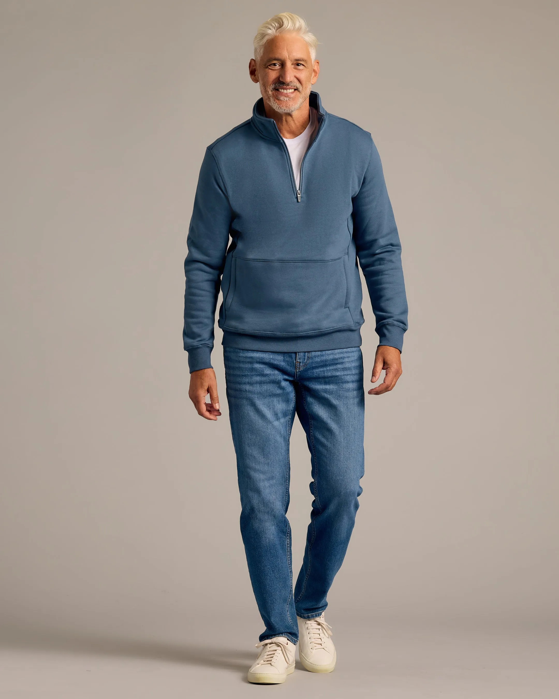 Fiord Half Zip Fleece Sweatshirt sold by True Classic product image thumbnail 4