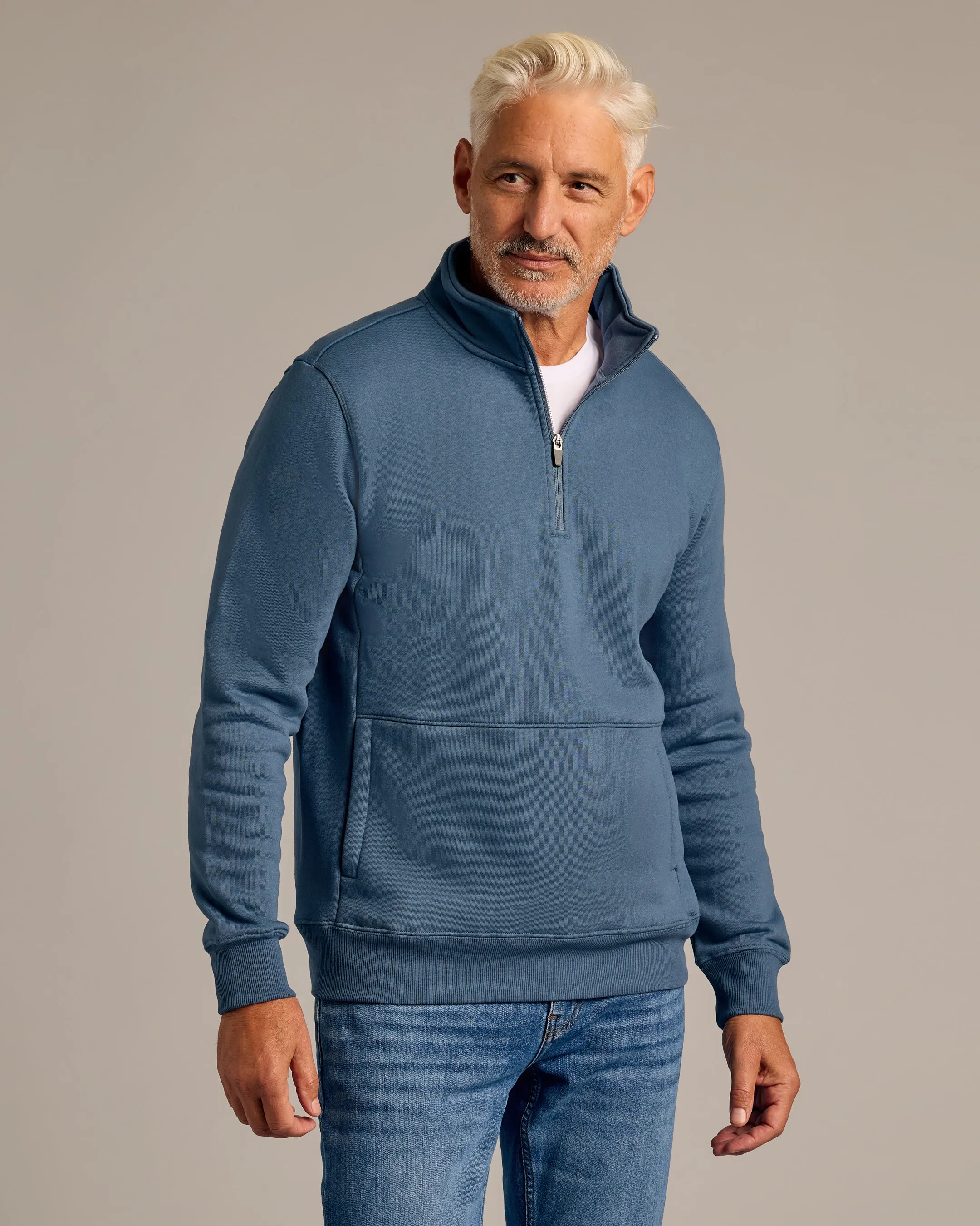 Fiord Half Zip Fleece Sweatshirt sold by True Classic