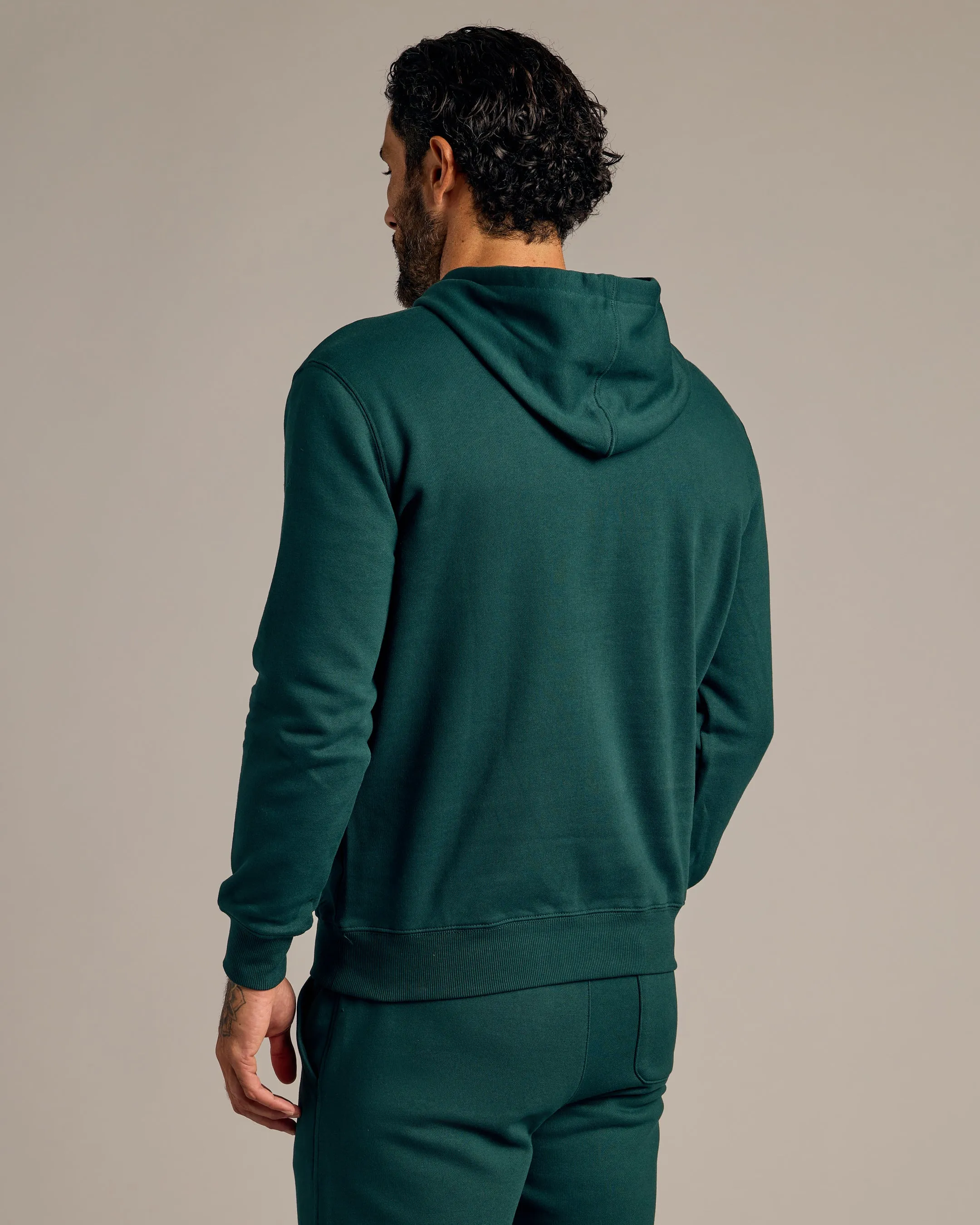 Emerald Fleece French Terry Pullover Hoodie sold by True Classic product image thumbnail 3