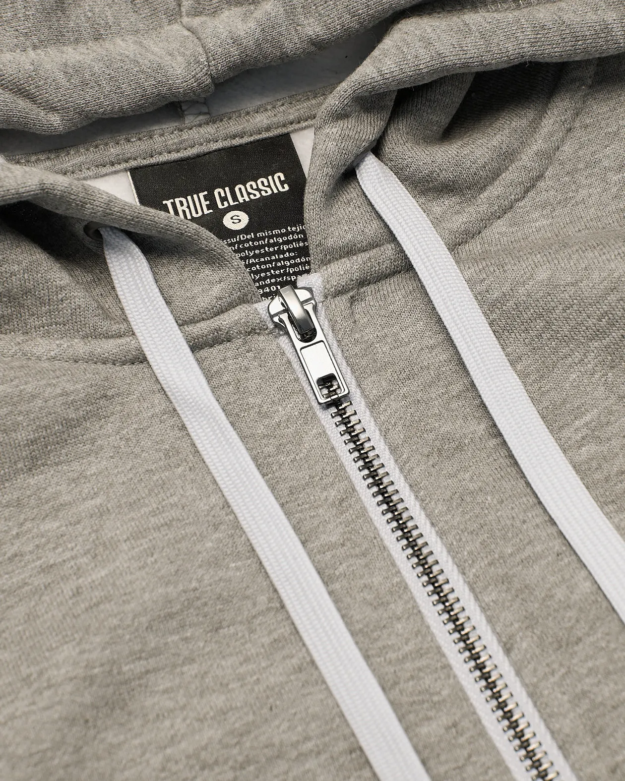 Slate Mauve & Medium Heather Gray Full Zip Fleece Hoodie 2-Pack sold by True Classic product image thumbnail 5