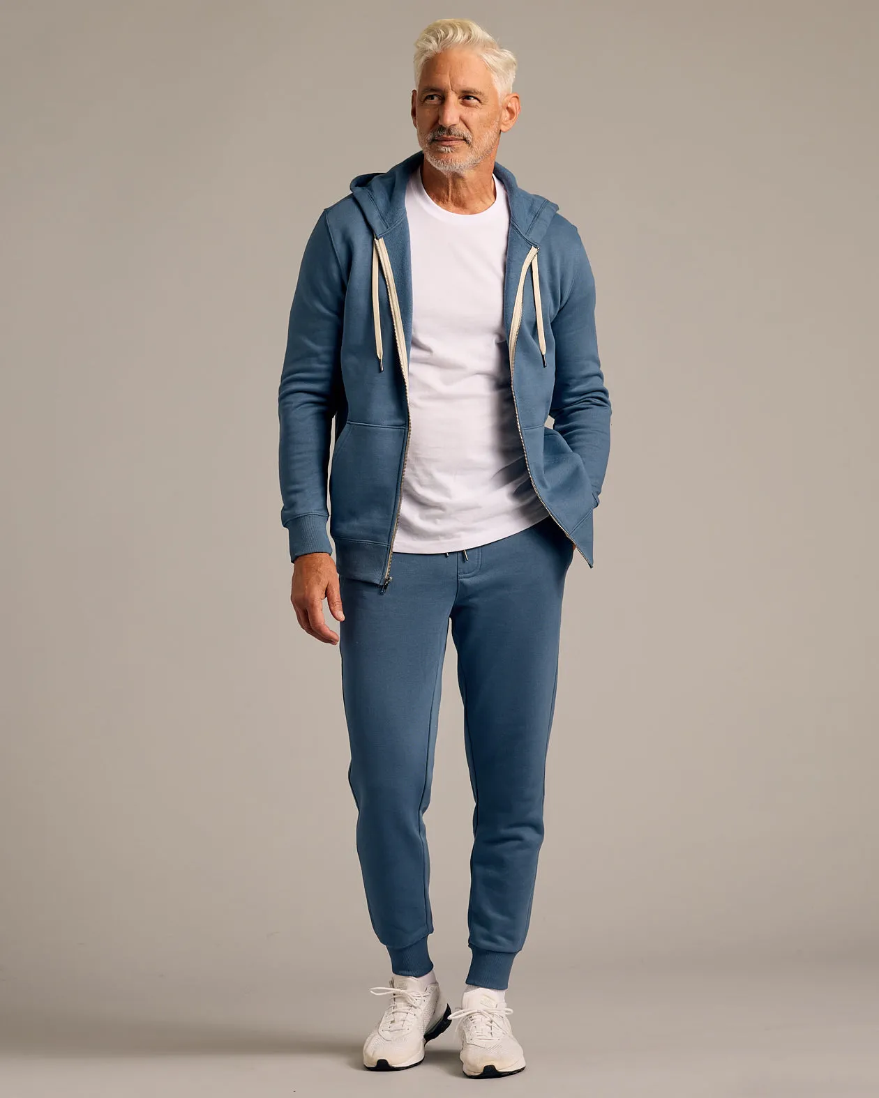 Fiord Fleece French Terry Zip Hoodie sold by True Classic product image thumbnail 4