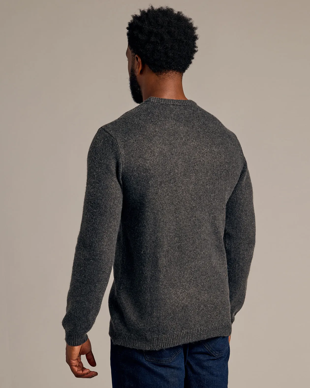 Heather Gray Marled Crew Neck Sweater 2-Pack sold by True Classic product image thumbnail 3