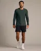 Dark Heather Forest Active Long Sleeve Crew T-Shirt sold by True Classic