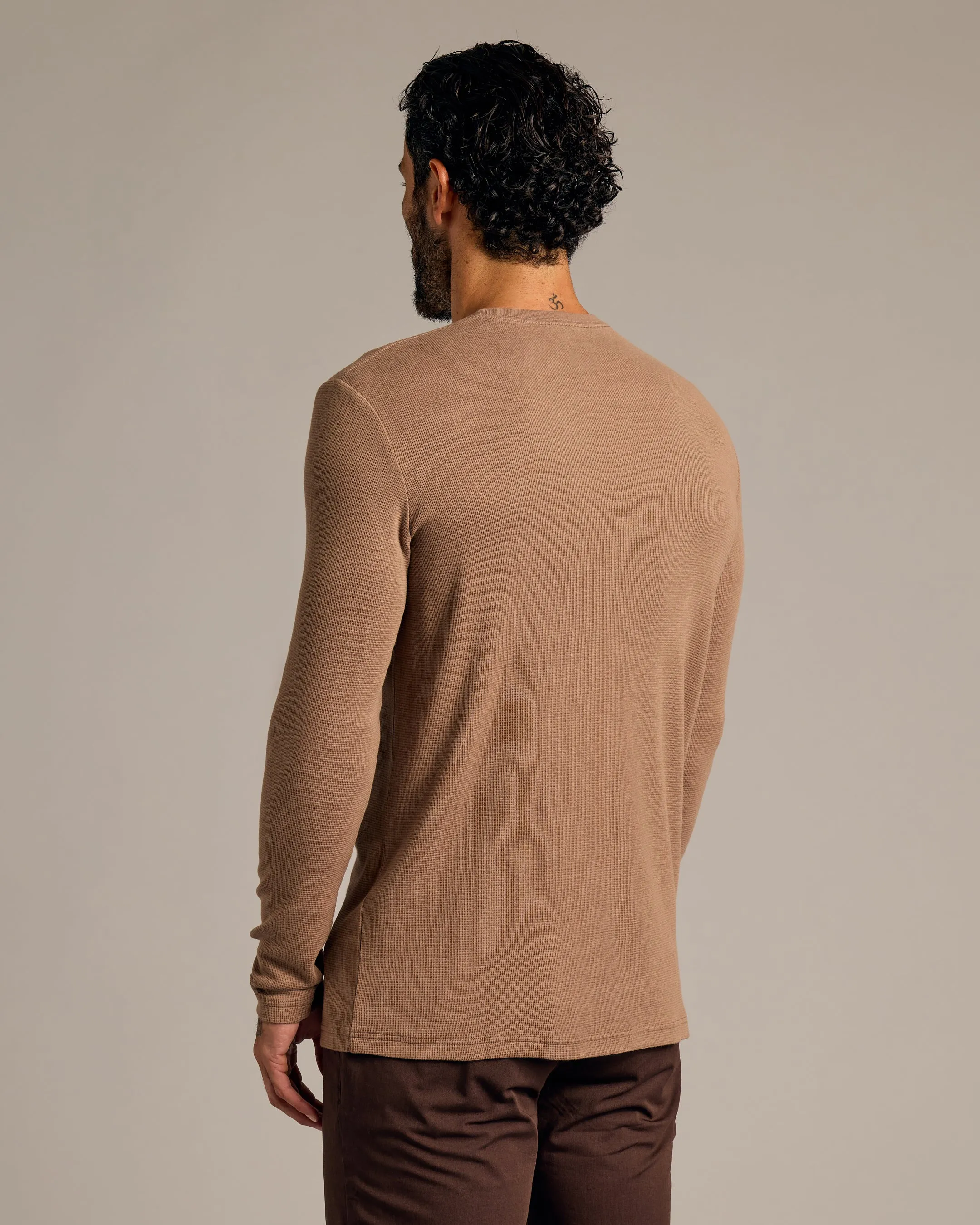 Alpaca Waffle Long Sleeve Crew Neck sold by True Classic product image thumbnail 3