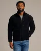 Black Sherpa Full Zip Jacket sold by True Classic