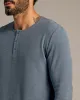 Fiord Waffle Long Sleeve Henley sold by True Classic