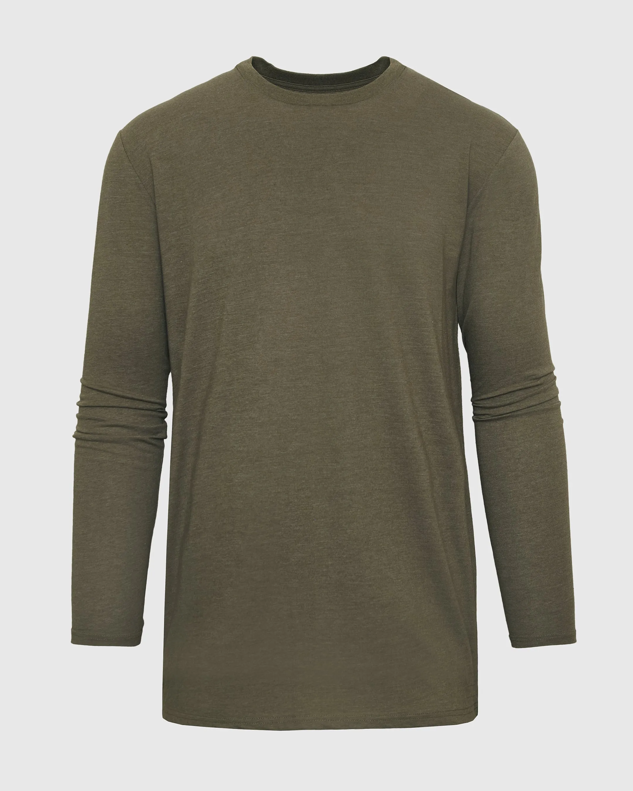 Heather Military Green Tall Long Sleeve T-Shirt sold by True Classic product image thumbnail 2