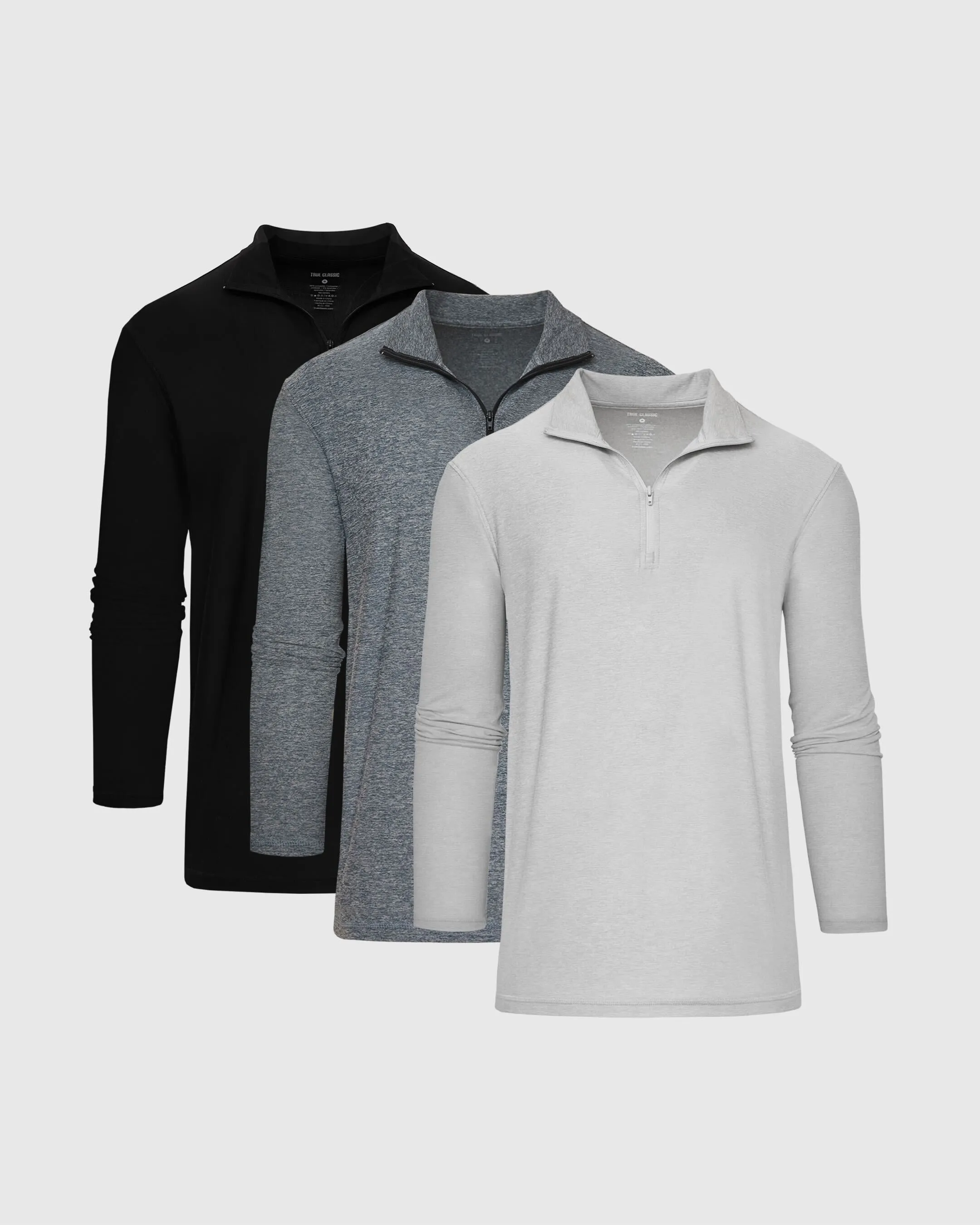 Active Quarter Zip 3-Pack sold by True Classic