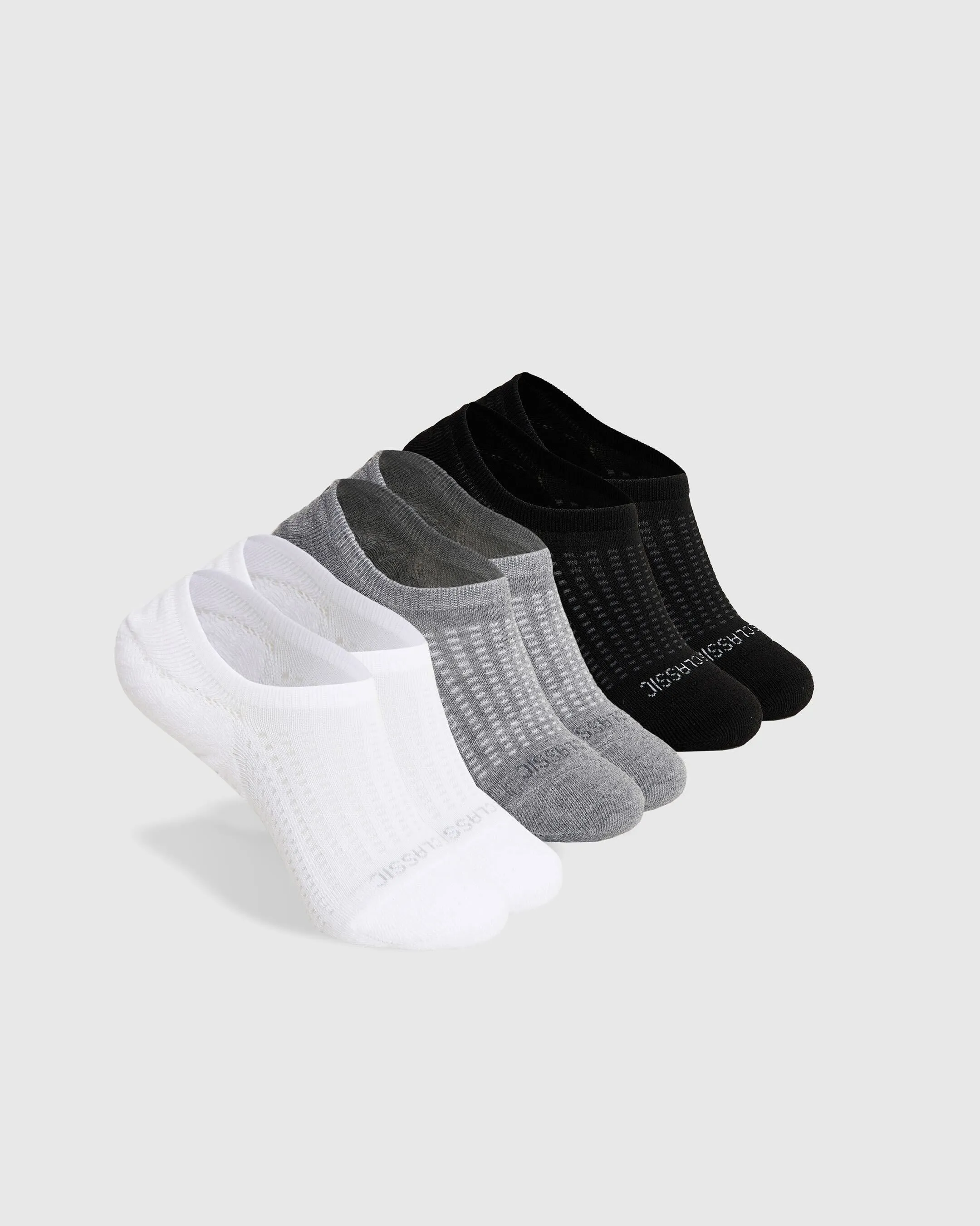 Combo Active No Show Socks 3-Pack sold by True Classic